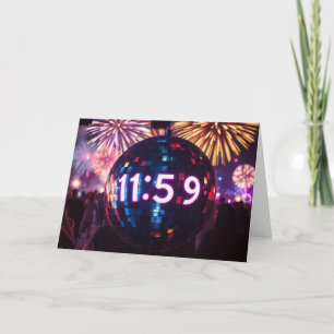 Silvesterzählung Feiertagskarte