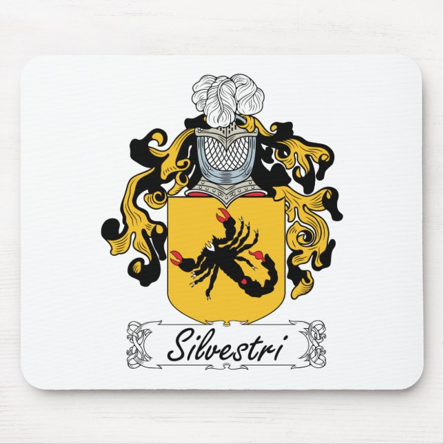 Silvestri Familienwappen Mousepad (Vorne)