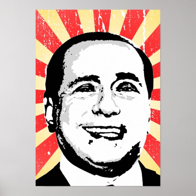 Silvio Berlusconi Poster (Vorne)