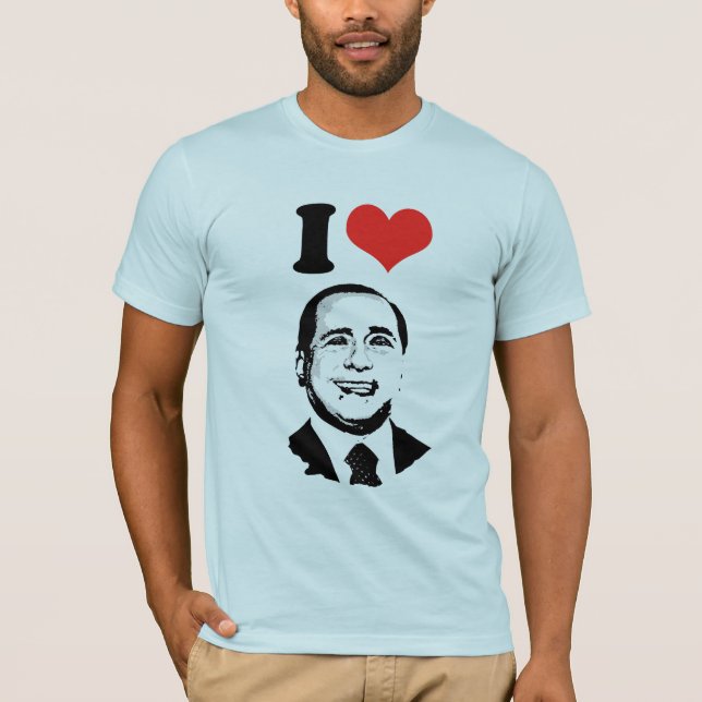 Silvio Berlusconi T-Shirt (Vorderseite)