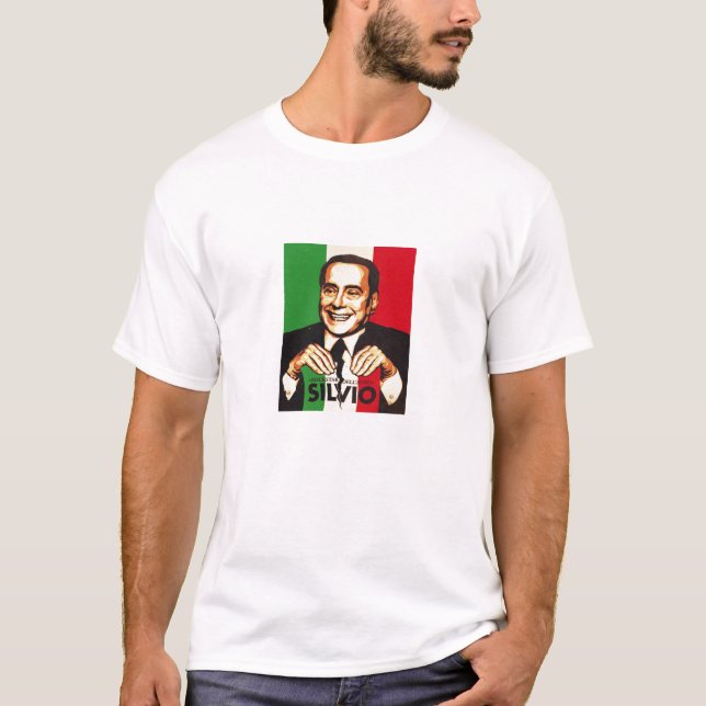 Silvio Berlusconi T-Shirt (Vorderseite)