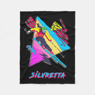 Silvretta Spannung Wintersport Abenteuer Skifahrer Fleecedecke