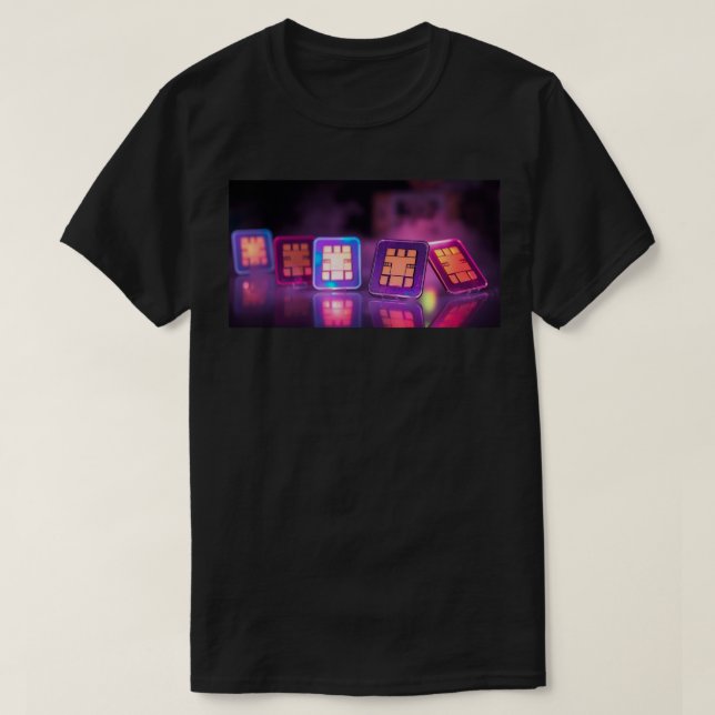 Sim-Karten T-Shirt (Design vorne)