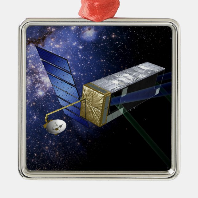 SIM PlanetQuest Ornament Aus Metall (Vorne)