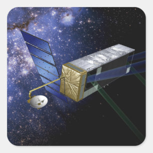 SIM PlanetQuest Quadratischer Aufkleber