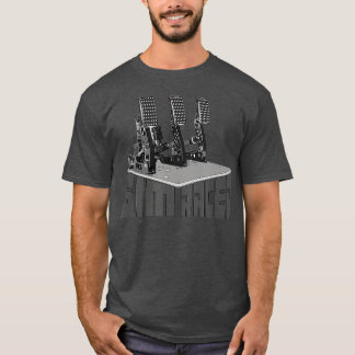 Sim Racing Pedals für das sim Racer Design T-Shirt