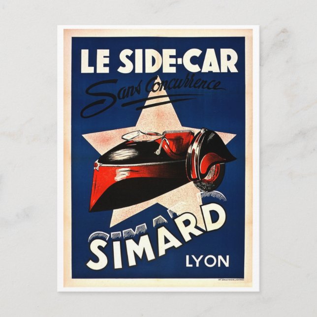Simard - Le Side Car Postkarte (Vorderseite)