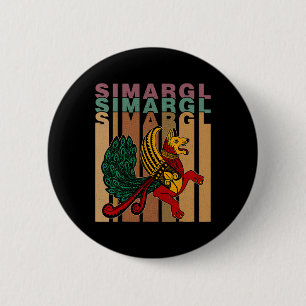 Simargl Heidentum Hund Nordische Abstammung Nation Button