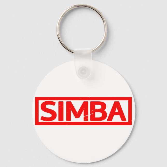 Simba Briefmarke Schlüsselanhänger (Vorderseite)