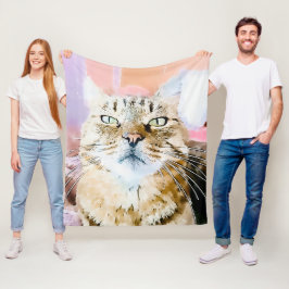 Simba der gestreifte König Fleecedecke