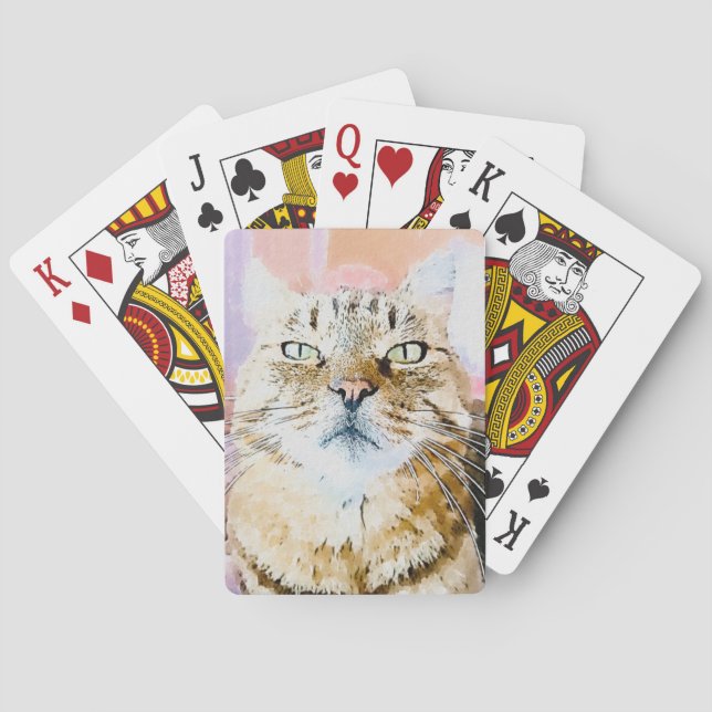 Simba der gestreifte König Spielkarten (Rückseite)