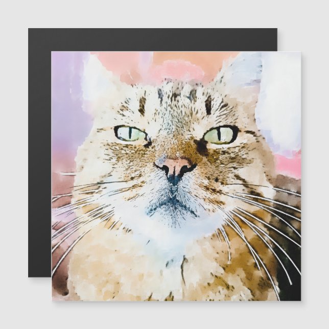 Simba the Striped King Magnetkarte (Vorne/Hinten)