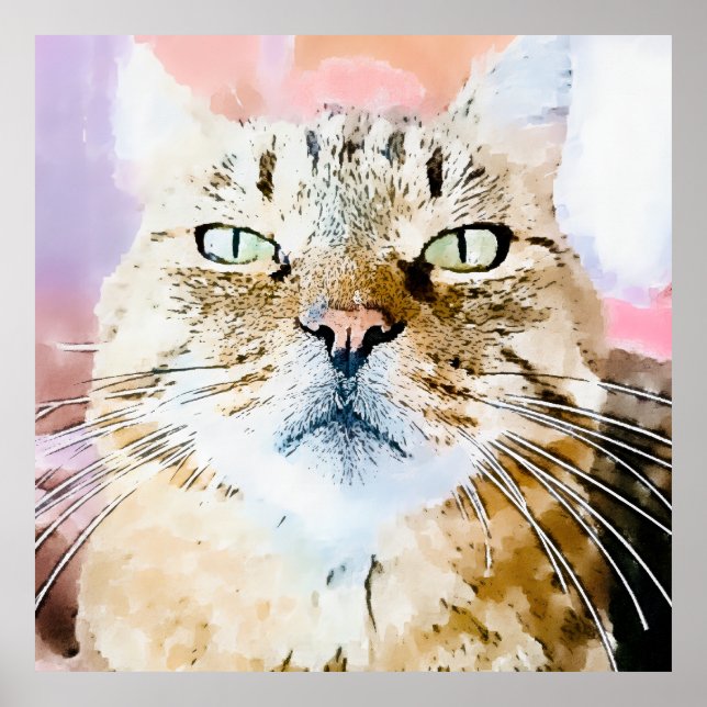 Simba Tigerkatze Poster (Vorne)