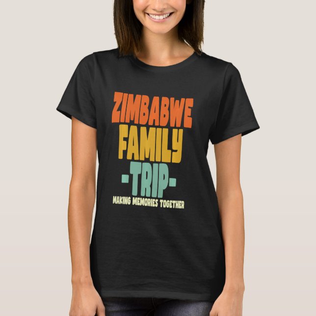 Simbabwe - Familienurlaub in Simbabwe T-Shirt (Vorderseite)