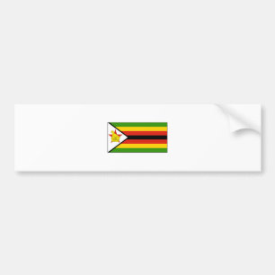 Simbabwe-FLAGGE International Autoaufkleber