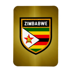 Simbabwe-Flagge Magnet