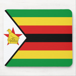 Simbabwe-Flagge Mousepad