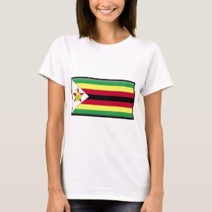 Simbabwe-Flagge T-Shirt