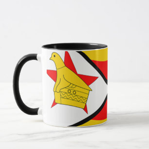 Simbabwe-Flagge Tasse