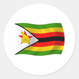 Simbabwe Flaggen Aufkleber