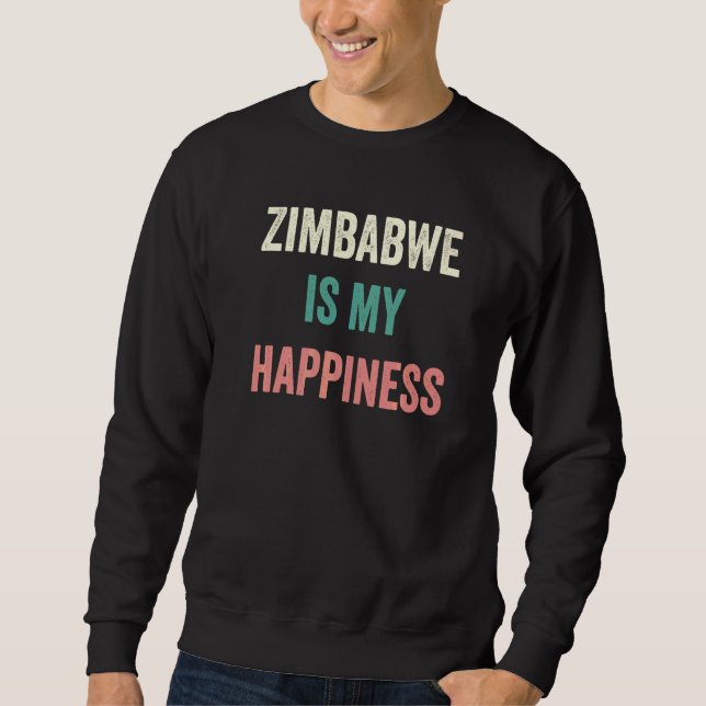 Simbabwe ist mein Glück   Sweatshirt (Vorderseite)