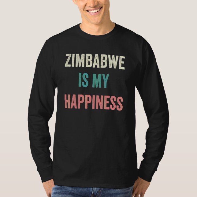 Simbabwe ist mein Glück T-Shirt (Vorderseite)