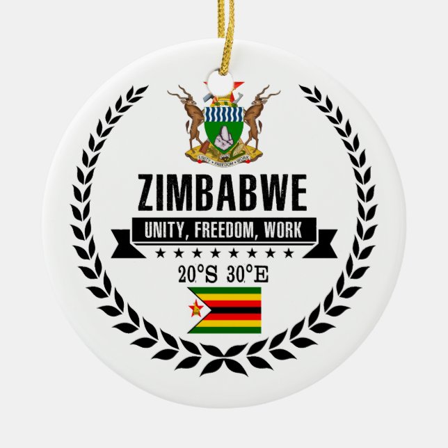 Simbabwe Keramikornament (Vorne)