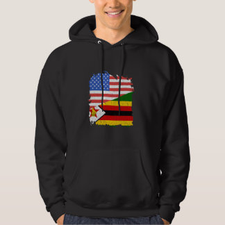 Simbabwe Roots USA Amerika Simbabwes F Hoodie