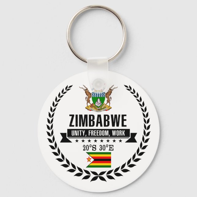 Simbabwe Schlüsselanhänger (Vorderseite)