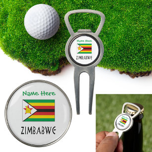 SIMBABWE Simbabwische Flagge Grüne Personalisierun Pitchgabel
