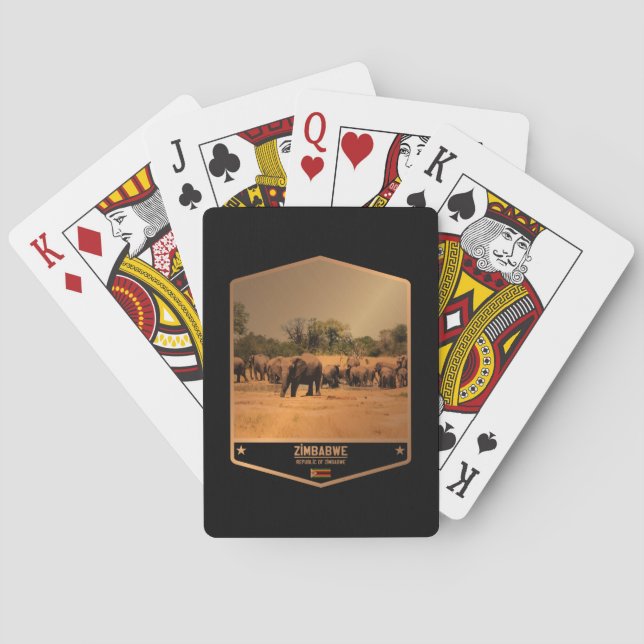 Simbabwe Spielkarten (Rückseite)
