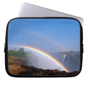 Simbabwe, Victoria-Fälle-Nationalpark. Doppel Laptopschutzhülle