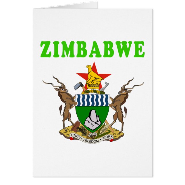 Simbabwe-Wappen Entwürfe (Vorne)