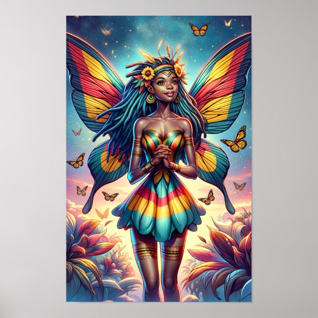 Simbabwean Fairy Poster (Vorne)