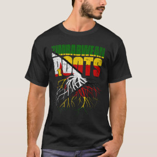 Simbabwes Roots Zimbabwe - Stolperflagge T-Shirt