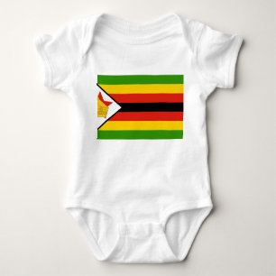 Simbabwische Flagge Baby Strampler