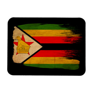 Simbabwische Flagge Magnet