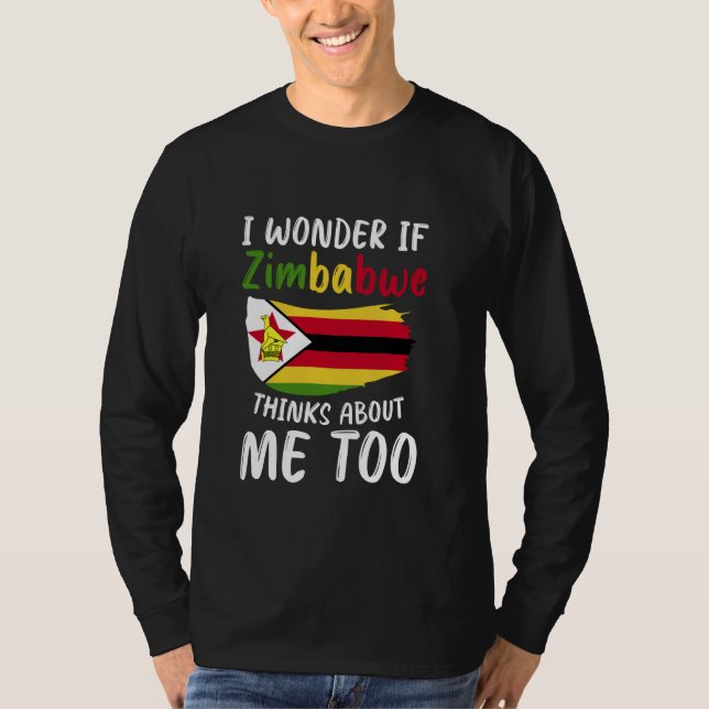 Simbabwische Flagge T-Shirt (Vorderseite)