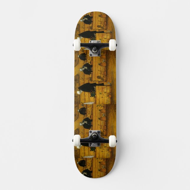 Simbergs Garten des Todes Skateboard (Vorderseite)