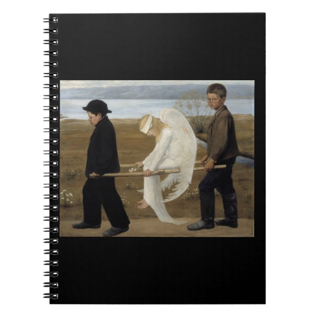 Simbergs Wunded Angel-Notizbuch Notizblock (Vorderseite)