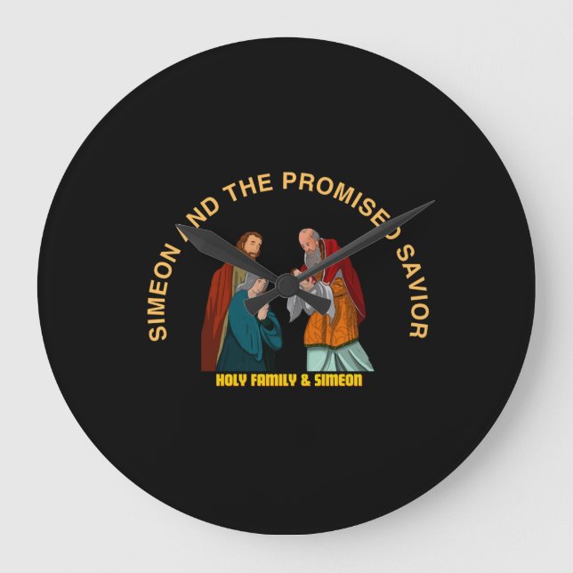 SIMEON AND THE PROMISED SAVIOR GROßE WANDUHR (Vorderseite)