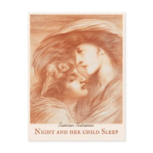 Simeon Solomon Night und ihr Kind Sleep CC0270