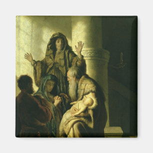 Simeon und Hannah im Tempel, c.1627 Magnet