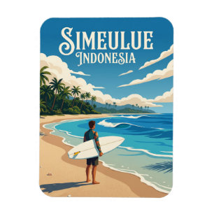 Simeulue Insel Indonesien Magnet