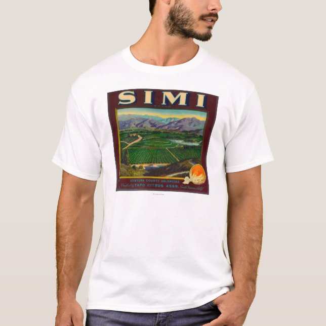 Simi orange LabelSanta Susana, CA T-Shirt (Vorderseite)