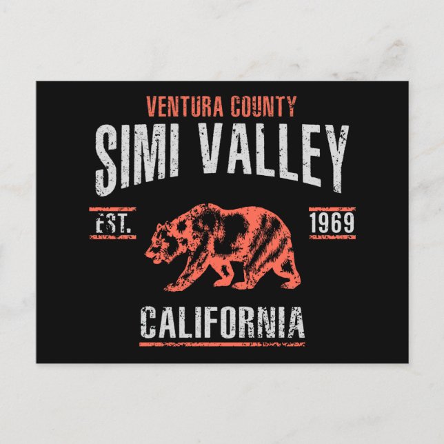 Simi Valley Postkarte (Vorderseite)