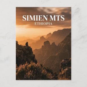 Simien-Gebirge, Debark, Region Amhara Postkarte