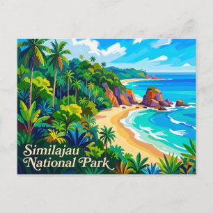 Similajau-Nationalpark Malaysia Postkarte