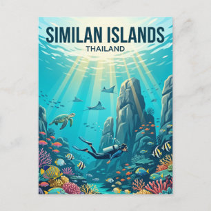 Similan-Inseln Thailand Postkarte