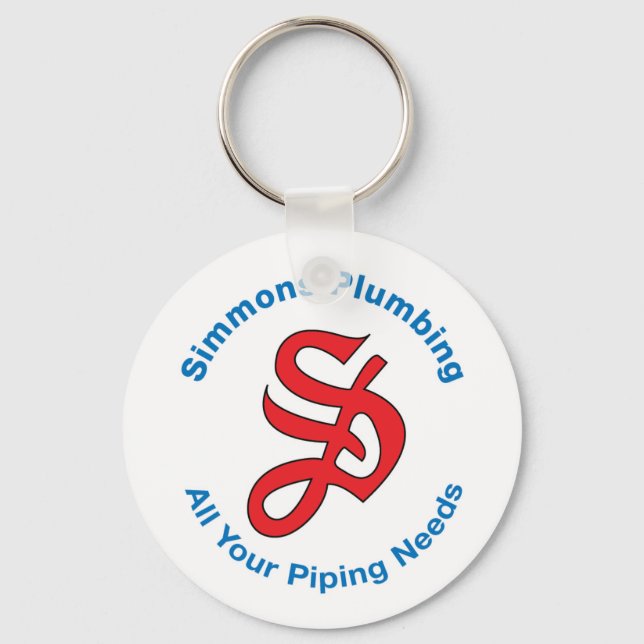 SIMMONS PLUMBING SCHLÜSSELANHÄNGER (Vorderseite)